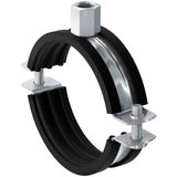 Fischer 91505 buisklem FRS 87-92 M 8/M 10, zwart, roestvrij staal