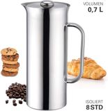 Weis Cafetière, 700 ml, Dubbelwandig