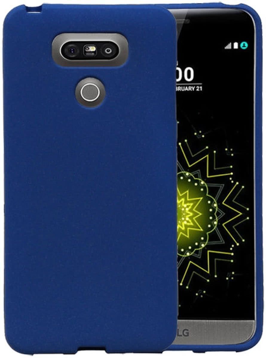 Best Cases .nl Blauw Zand TPU back case cover hoesje voor LG G6