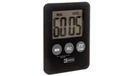 Emos E0202 Digitale keukentimer/kookwekker/keukentimer met alarm en magneet, zwart