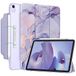 Fintie iPad Air 5 Generarion 2022 / iPad Air 4 Generation 2020 / - / Paars marmer