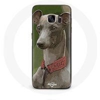 Maniacase Hoesje voor Samsung Galaxy S7 Greyhound Grijs
