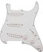 Gear4Music Guitarworks SSS Slagplaat, Voorgeïnstalleerd, Wit
