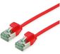 ROLINE U/FTP DataCentre patchkabel Cat.6A (Klasse EA), extra dun, rood, 0.15 m
