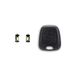1neiSmartech Beschermhoes met 2 toetsen, afstandsbediening, compatibel met Toyota Aygo, Citroen C1, C2, C3, C4, Peugeot 107 207 307 + twee microknoppen zonder transponder of elektronica