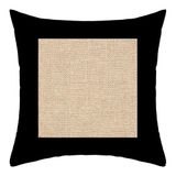 Zon d'Ocre Kussen Jute Zwart 40 x 40 cm Katoen
