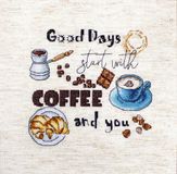 LETI STITCH by LUCA-S Coffee Time 927 Aida LetiStitch Telpakket