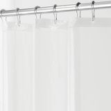 iDesign 3.0 Liner gordijn voor douche, gemaakt van vormvrij PEVA | Waterdicht, gebruik alleen of met stoffen gordijn