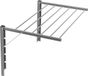 Marque non spécifiée Étagère murale séchante - Pliable - 80 cm - Argent