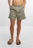 Urban Classics Washed Swim Shorts Heren Zwembroek - olijf - M