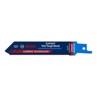 Bosch EXPERT Thin Tough Metal S 522 EHM Reciprozaagblad - 1 stuk