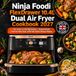 Ninja Foodi FlexDrawer 10.4L Dual Air Fryer Cookbook 2027