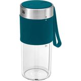 WMF Küchenminis Mix on the Go 300 ml, mini mixer to go, USB Smoothie Maker, oplaadbare persoonlijke blender, draagbare mixer voor smoothies, shakes, petrol