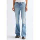 Wrangler flared jeans - lichtblauw