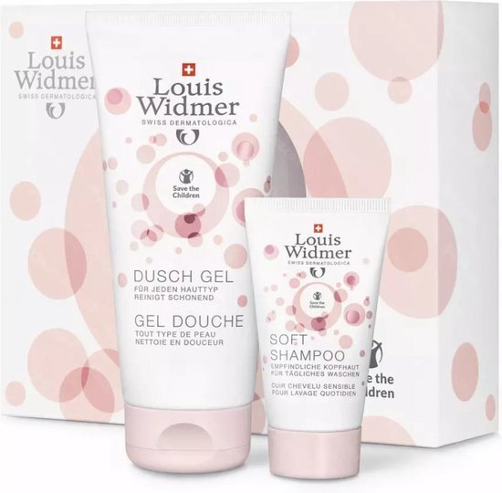 Louis Widmer Douchegel en shampoo save the children – limited edition