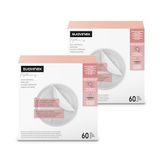 Suavinex, Wegwerpborstpads, extra dun en zeer absorberend, 180 stuks in afzonderlijke zakjes van 2 stuks