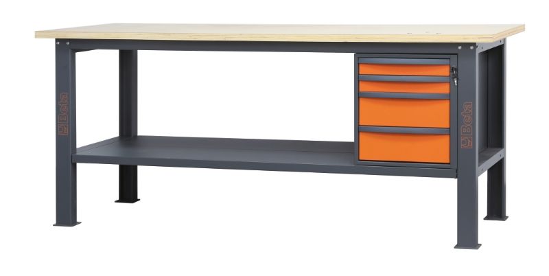 Beta C58Bc-W2,1 4C/A Werkbank | Hout | 4 laden - 058000637
