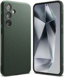 Ringke Onyx | Hoesje Geschikt voor Samsung Galaxy S24 | Back Cover Flexibel TPU | Militaire Standaard | Groen