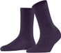 FALKE Fable Estate eenkleurig wol sokken dames rood - maat 39-42