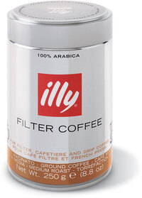 Illy gemalen filterkoffie - normale branding - 250 gram