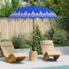 Maison Exclusive Parasol Balinais, bleu, 215 x 215 x 260 cm