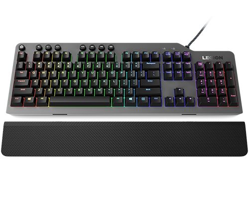 Lenovo Legion K500 - Gaming Keyboard - USB - QWERTY US - Black/Grey