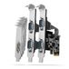Axagon PCEA-S4N Adaptateur PCIe puce ASIX AX99100 4x Port Série + LP