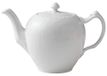 Royal Copenhagen White Fluted Half Lace theepot, porselein, wit, 1 l