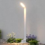 doporro Luminaire extérieur Applique murale extérieur, 6W LED Lampadaire, 3000K Luminaire extérieur Lampadaire, Borne extérieure 80.8CM IP65 Blanc sable Baliseur