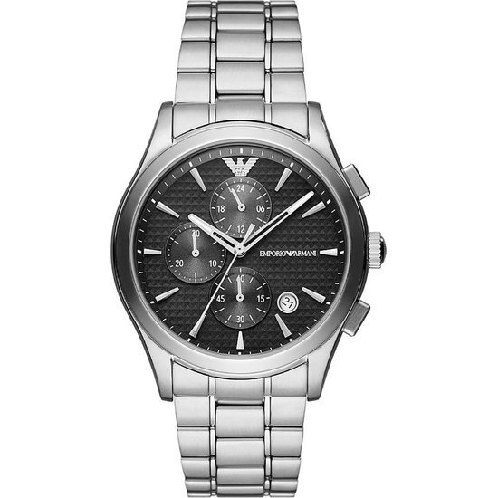 Emporio Armani Paolo AR11602 Horloge - Staal - Zilverkleurig - &#216; 42 mm