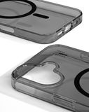 iDeal of Sweden Transparante MagSafe-hoes voor iPhone 17, getint zwart