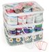 Sac de rangement de fil - PVC transparent - 40 x 30 x 15 cm - Avec poignée