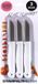 Haushaltshelden keukenmesjes/schilmesjes - 3x - RVS - wit - 16 cm