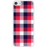 Apple Bedrukt siliconen hoesje compatibel met iPod Touch 5, Apple iPod Touch 6 Tartan Tricolor