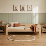 Need Sleep - Peuterbed met Valbeveiliging - Montessori Kinderbed - Hout - Inclusief Lattenbodem - 80x160 cm