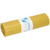 Vuilniszakken DEISS PREMIUM Vuilniszakken - Geel - 70 Liter - 60 my