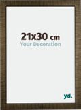 yd. Cadre photo 21x30 cm - Bois - Champagne Brossé - Leeds