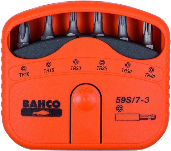 Bahco bits set 7pcs tr10-tr40 | 59S/7-3