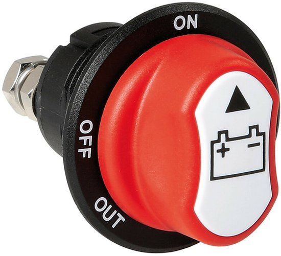 Lampa Massa schakelaar 3 standen 12-32V inbouw Rood