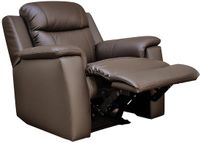 Vente-unique Relaxfauteuil EVASION van leer - bruin