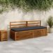 vidaXL - 1-delig - Coussin de banquette - VUGHT - 100% - Polyester - Bleu foncé