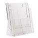 2 Taymar 2 2C230X stuks tafelbrochurestandaard, DIN A4, 2 etages, transparant, zonder scheidingswand