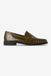 Sissy-Boy - Groene leren loafers met croco - 38