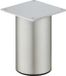 Pied de meuble sans marque avec plaque, aluminium, 50 mm
