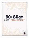 Dutch Frame Factory Fotolijst 60x80 cm Aluminium Zilver Hoogglans
