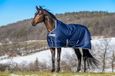 Bucas Freedom Turnout Highneck 300 Navy Paardendeken Waterdicht Leer 4-seizoenen