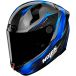 Nolan X-804 ST Ultra Carbon Veloce 348, casque intégral, couleur: Noir/Gris/Bleu, taille: S