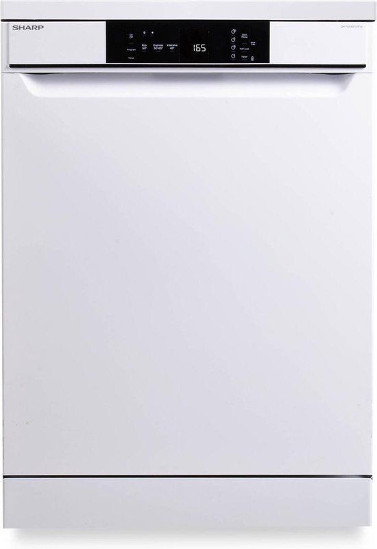 Sharp QW-NA1BF47EW - Vrijstaande vaatwasser - 13 couverts - Wit