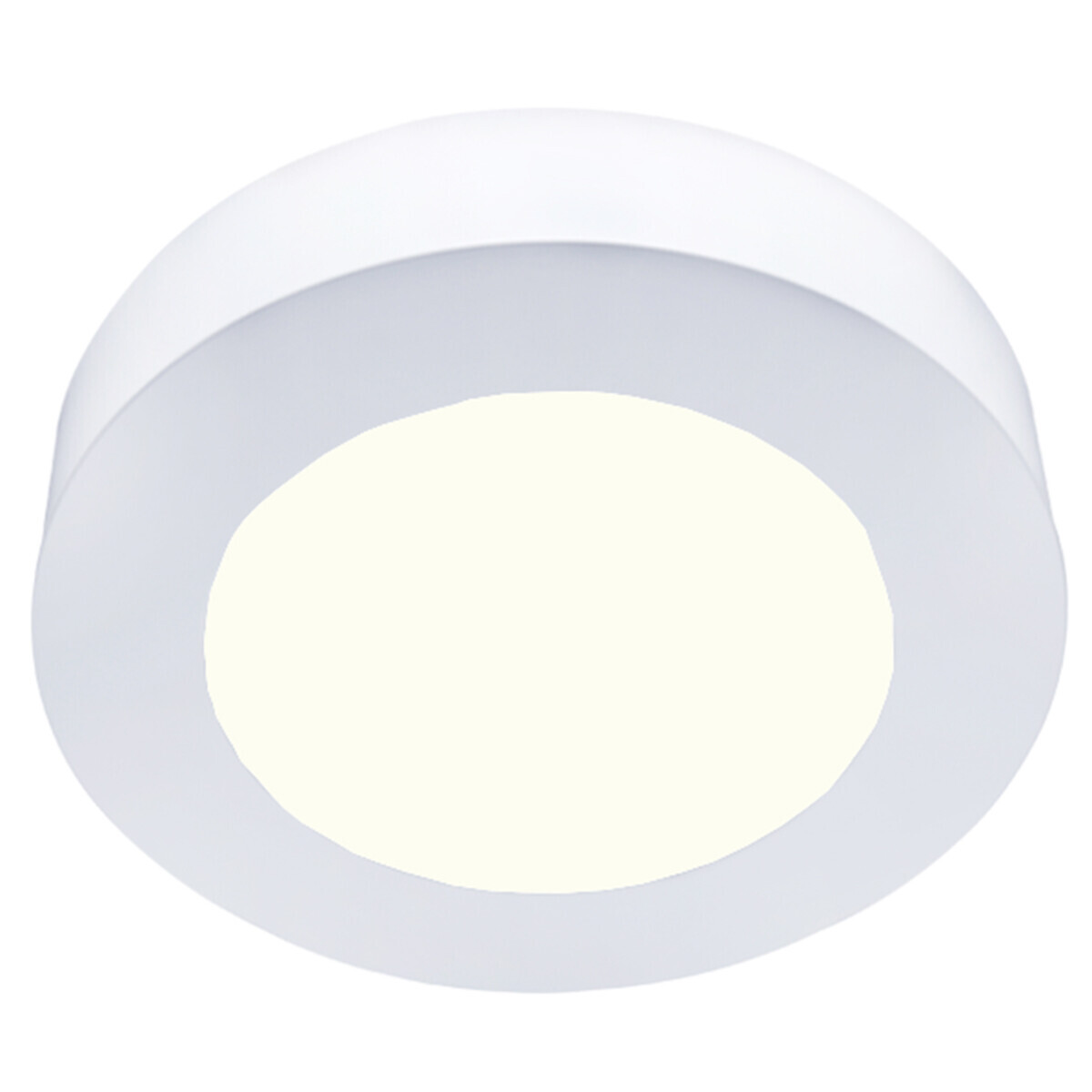 BES LED LED Downlight Slim Pro - Aigi Strilo - Opbouw Rond 6W - Natuurlijk Wit 4000K - Mat Wit - Kunststof