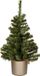 Everlands Prosperplast 1 Sp. Z O.o Mini kerstboom groen - in titanium grijze kunststof pot - 60 cm - kunstboom